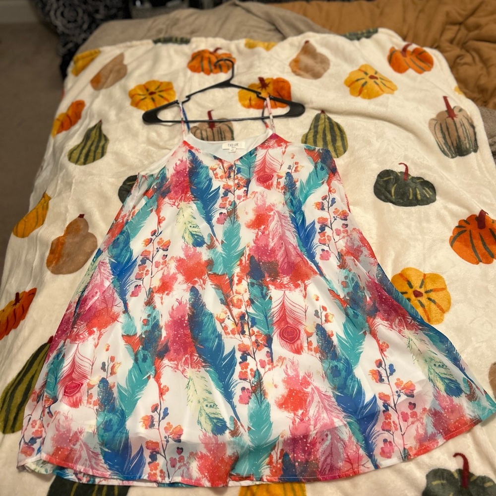 Peach Love California Boutique wedding guest dress